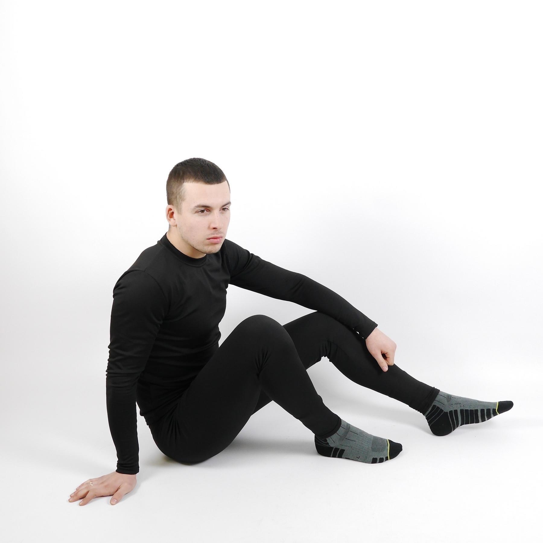 Комплект термобелья на флисе XXXL Черный (1145-XXXL) - фото 5 Комплект термобелья на флисе XXXL Черный (1145-XXXL) - фото 5