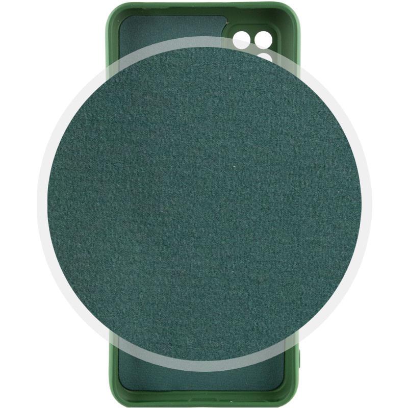 Противоударный Чехол Silicone Cover Lakshmi Full Camera (A) для TECNO POP 5 Зеленый / Dark green - фото 3