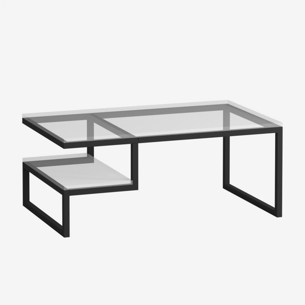 Каркас мебельный GoodsMetall ОП3 к журнальному столику с полкой в стиле Лофт 1000х600х400 (1015855844)