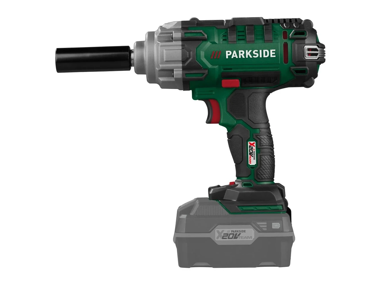 Гайковерт ударный аккумуляторный PARKSIDE PASSK 20-Li C4 20 В без аккумулятора и зарядного устройства (3037880063)