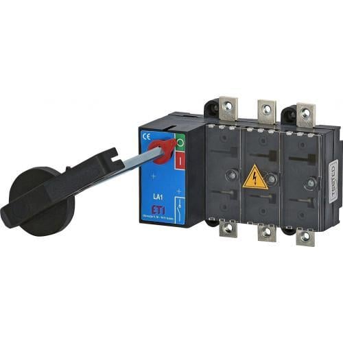 Роз'єднувач навантаження ETI LA 3P 1/R 160А рукоятка на корпусі (4662131)