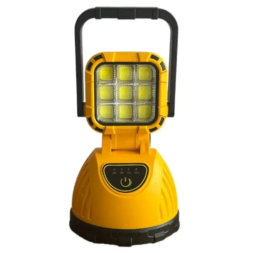 Фонарик с солнечной панелью от USB LED+54COB HS-8033A / Аккумуляторный фонарь на солнечной батарее (HS-8033A)