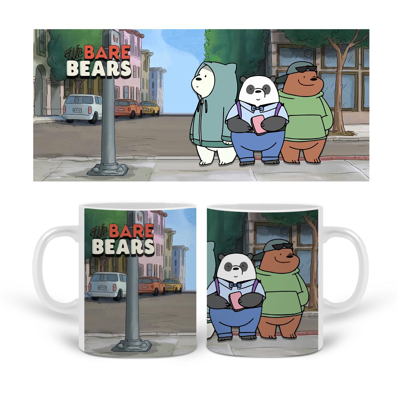 Чашка керамическая We Bare Bears 330 мл (20259-2898) - фото 3