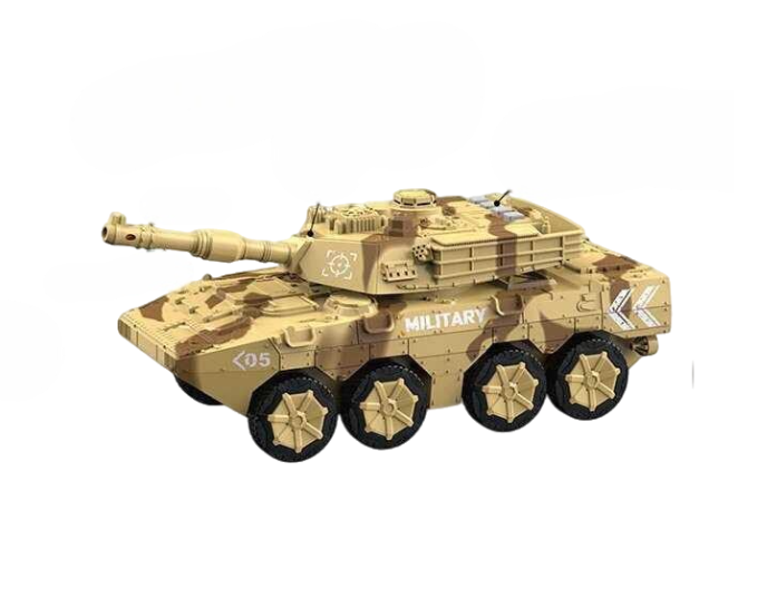Танк інерційний WY1105B рухлива башта з тріскачкою 1:16 (26105569) Танк інерційний WY1105B рухлива башта з тріскачкою 1:16 (26105569)