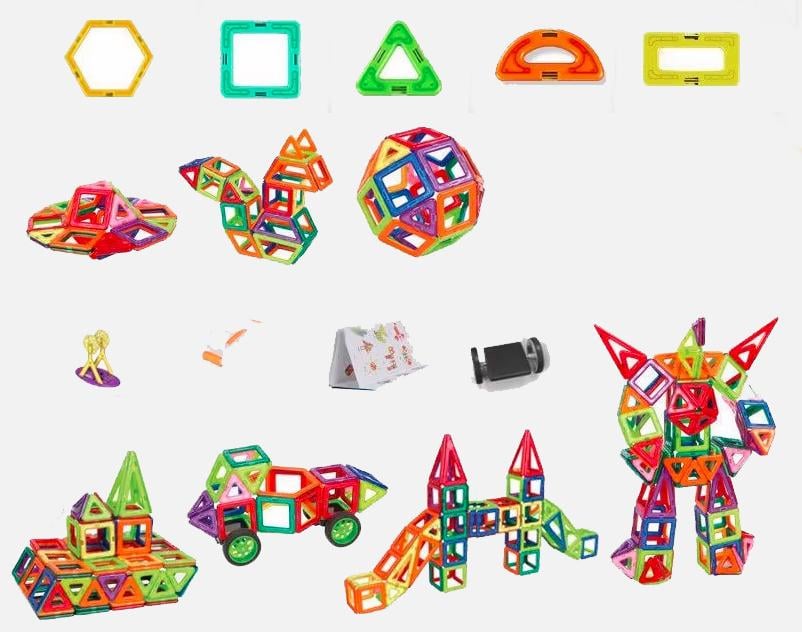 Конструктор детский магнитный Minecraft Magnetic 84 шт. (30106346)