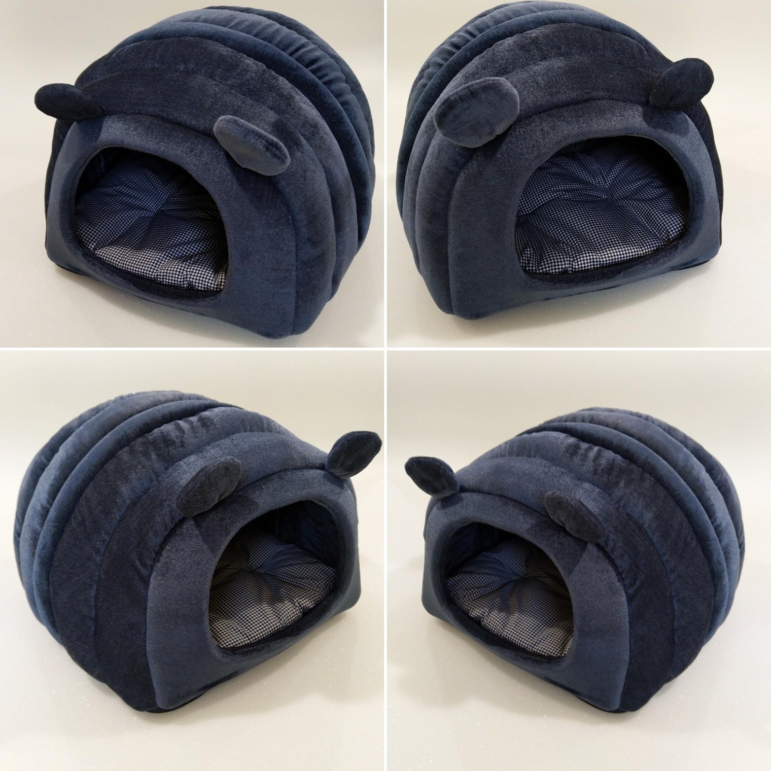 Домик-лежак для домашних животных Luх home Гусеница с подушкой 48х40х36 см Темно-серый (26858294) - фото 2 Домик-лежак для домашних животных Luх home Гусеница с подушкой 48х40х36 см Темно-серый (26858294) - фото 2