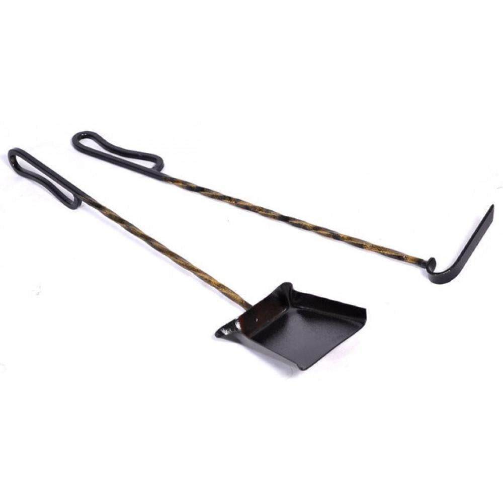Комплект для камина кочерга и совок - фото 2