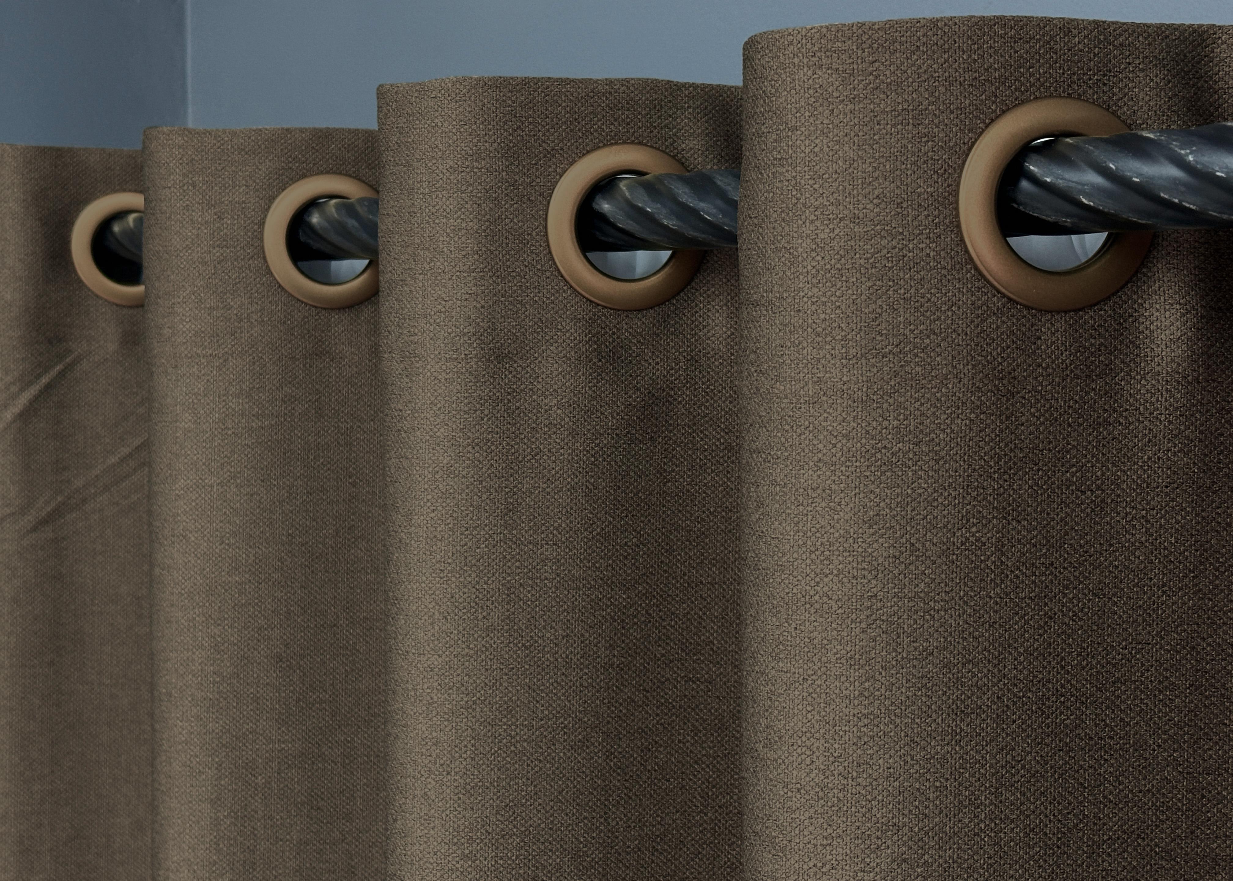 Комплект штор на люверсах VR-Textil Шенилл однотонный № 1591ш 150х250 см 2 шт. Кофейный (37-0249) - фото 9 Комплект штор на люверсах VR-Textil Шенилл однотонный № 1591ш 150х250 см 2 шт. Кофейный (37-0249) - фото 9