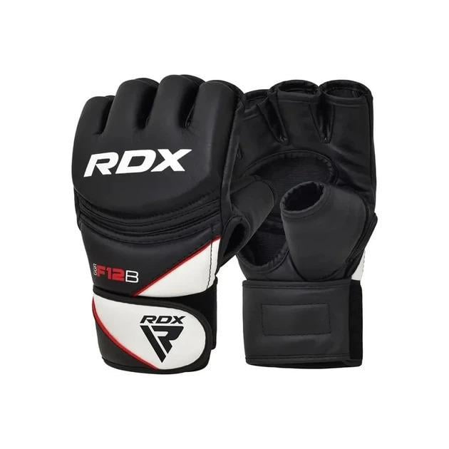 Рукавички для MMA RDX GRAPPLING GLOVES NEW MODEL S Чорний/Білий (GGR-F12B S)