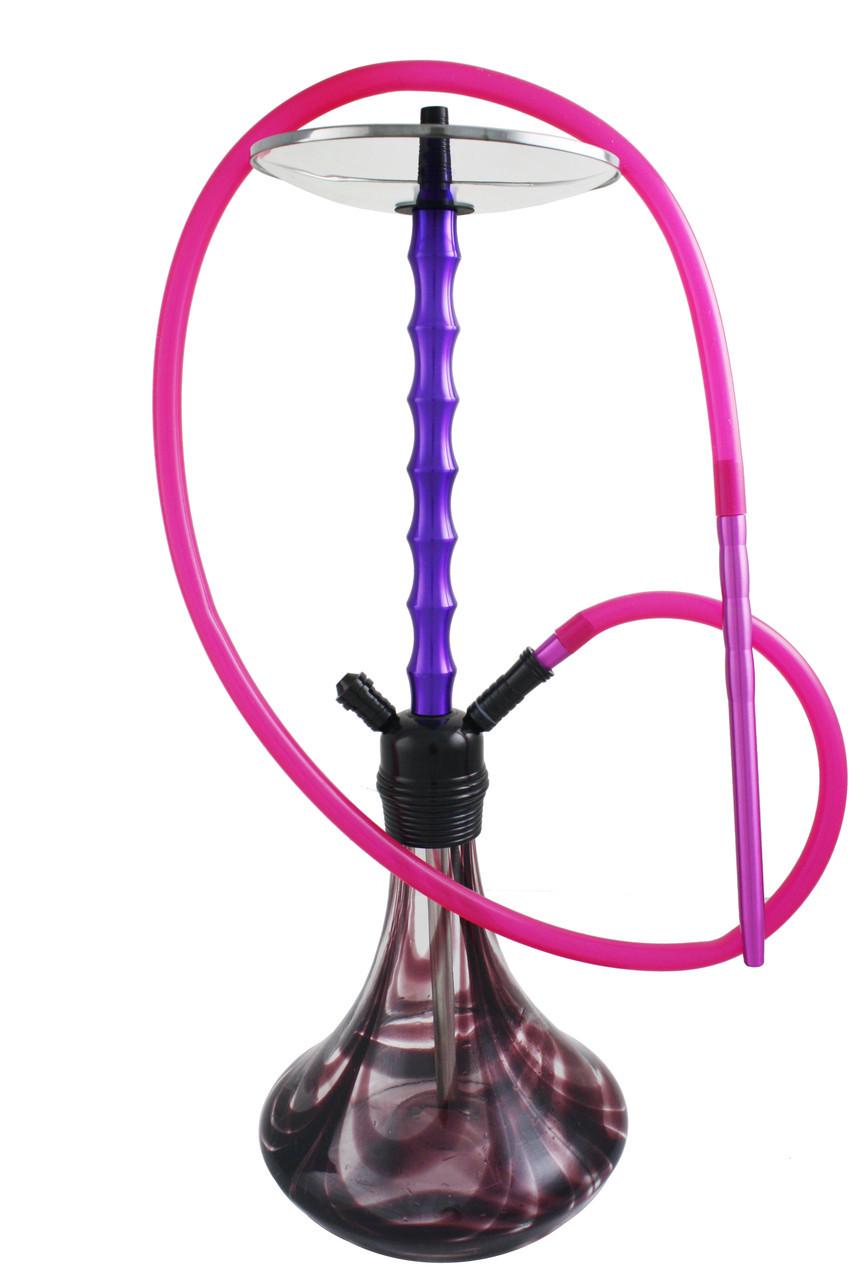 Кальян Hookah 3078 на 1 персону 75 см Фиолетовый (661973103)