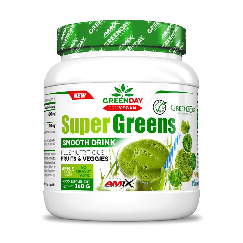 Комплекс антиоксидантов AMIX Super Greens Smooth Drink 360 г Яблоко (22281-01)