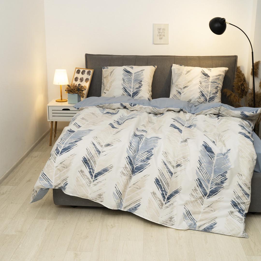 Комплект постільної білизни Isleep Viluta 24292 ранфорс з простирадлом на гумці 160х200 см (28092753) - фото 4 Комплект постільної білизни Isleep Viluta 24292 ранфорс з простирадлом на гумці 160х200 см (28092753) - фото 4