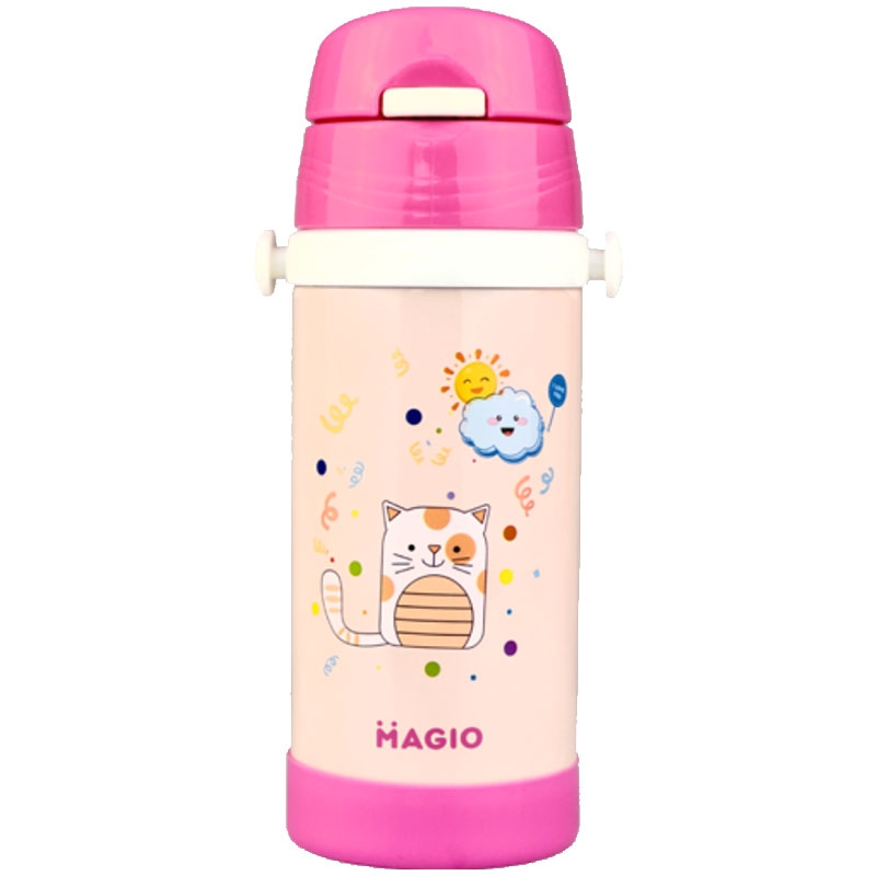 Термос детский Magio MG-1049P вакуумный 350 мл Pink (23252005)