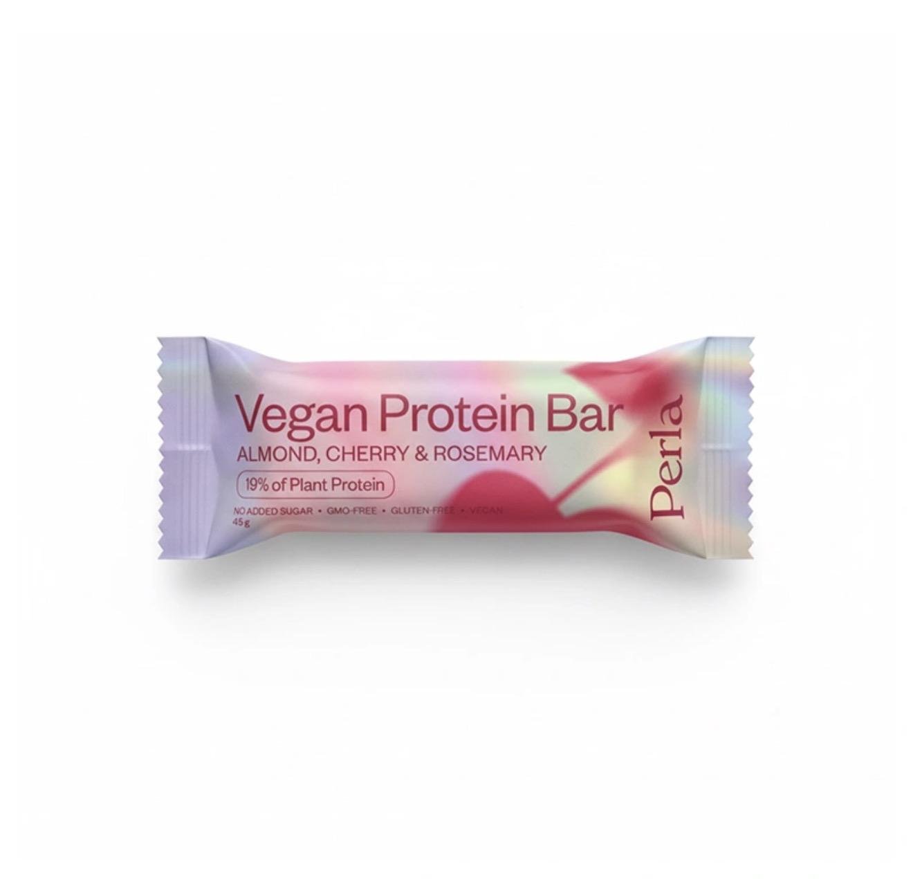 Батончик протеиновый Perla Helsa Vegan Protein Bar в белой глазури с миндалем/вишней и розмарином 10 шт. по 45 г (29690293) Батончик протеиновый Perla Helsa Vegan Protein Bar в белой глазури с миндалем/вишней и розмарином 10 шт. по 45 г (29690293)