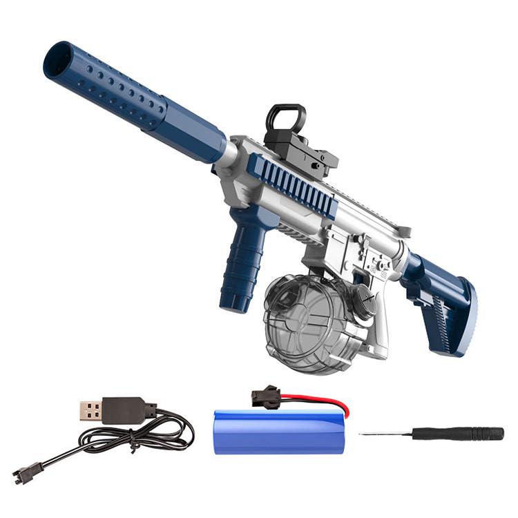 Автомат водяний електричний акумуляторний Electric Water Gun М416 Синій (2577329156)