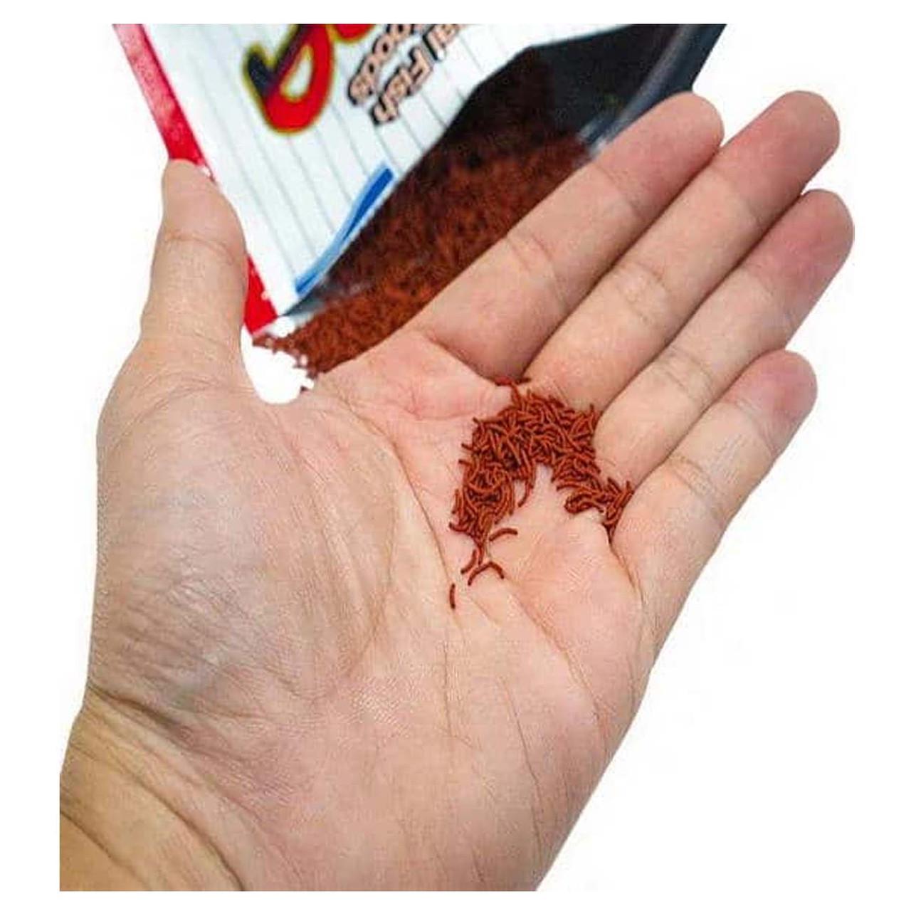 Корм Hikari Tropical Vibra Bites для аквариумных рыбок от 5-6 см до 10 см/черви ~5-6 мм/73 г очень медленно-тонучий (22215) - фото 6 Корм Hikari Tropical Vibra Bites для аквариумных рыбок от 5-6 см до 10 см/черви ~5-6 мм/73 г очень медленно-тонучий (22215) - фото 6