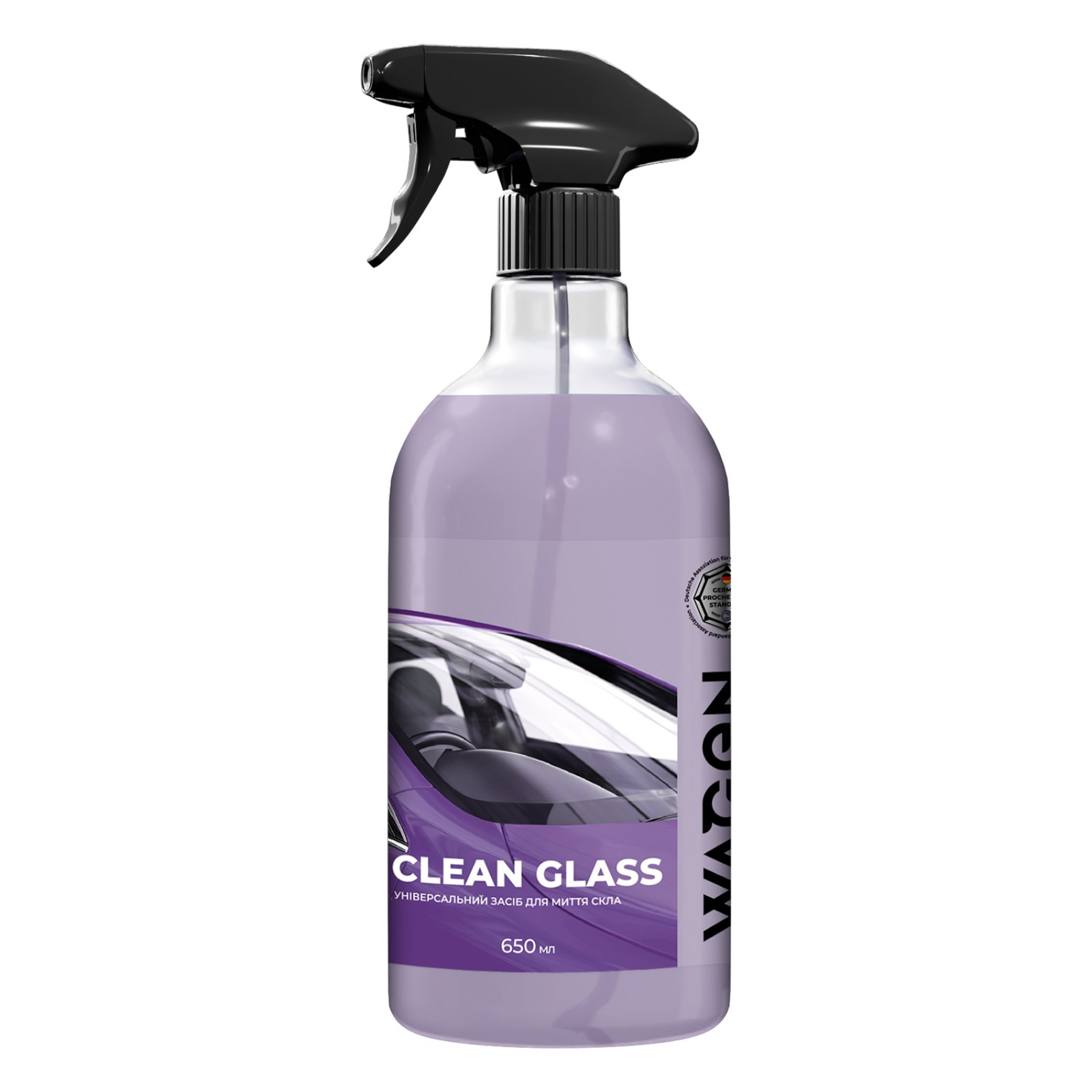 Средство для мойки стекла универсальное WAGEN CLEAN GLASS 650 мл (WAGEN-CLEAN-GLASS-650)