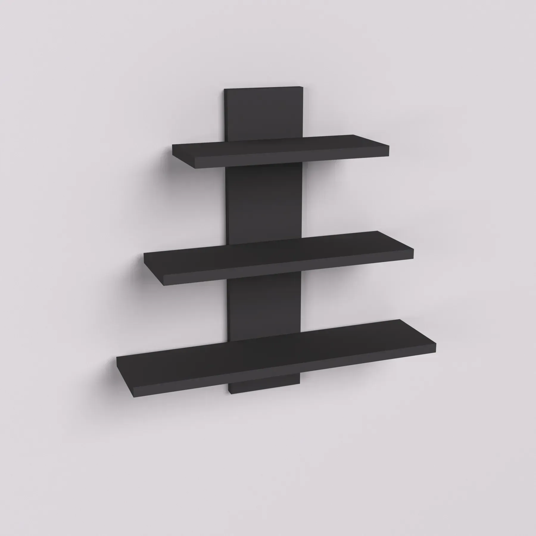 Полка навесная Kontinent П-1 50х14х50 см Антрацит (52718648) - фото 1 Полка навесная Kontinent П-1 50х14х50 см Антрацит (52718648) - фото 1