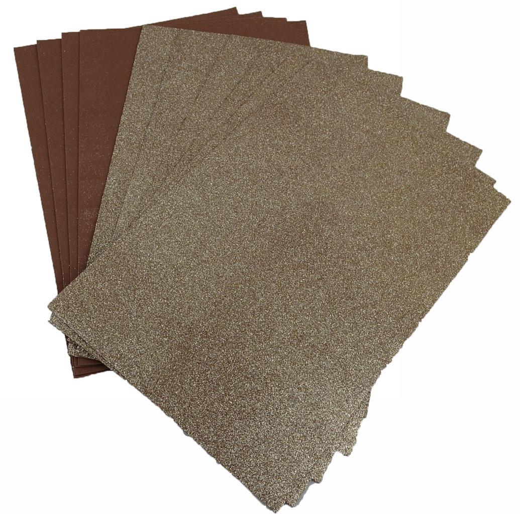 Фоаміран із глітером Флексика 1,8 мм 20x30 см 10 арк. в упаковці Бронза (MTT-106562)