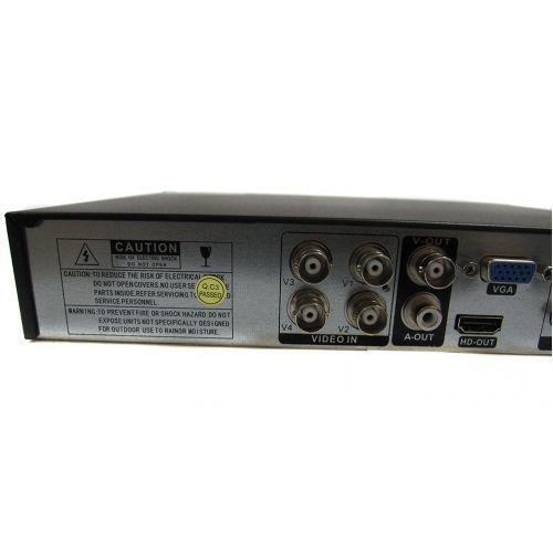 DVR регистратор BNC / V-OUT 4 канальный UKC CAD 1204 AHD 4 cam черный - фото 4