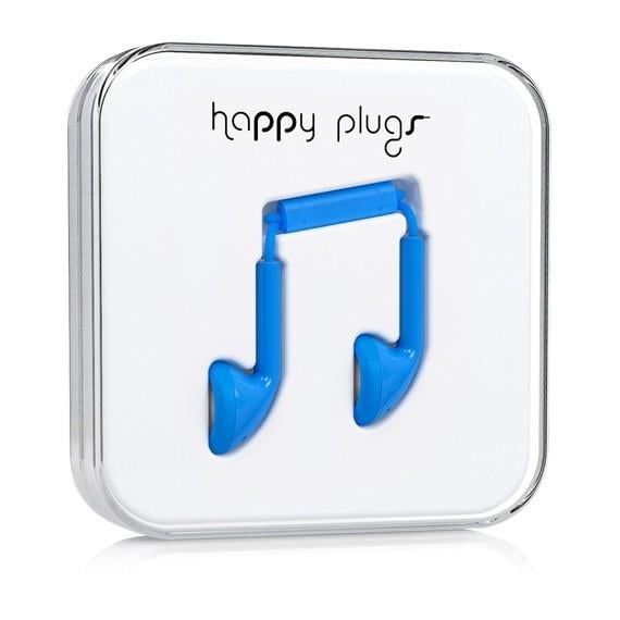 Проводные наушники-вкладиши Happy Plugs Headphones Earbud, Blue