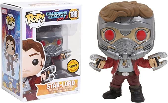 Детская игровая фигурка Funko Pop Guardians of the Galaxy Star Lord CHASE (GG SL С 198)