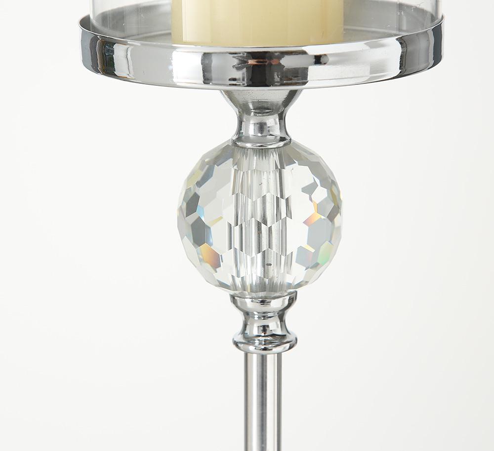 Подсвечник Rory серебряный металл, стекло h51см Гранд Презент 1479000 - фото 3 Подсвечник Rory серебряный металл, стекло h51см Гранд Презент 1479000 - фото 3