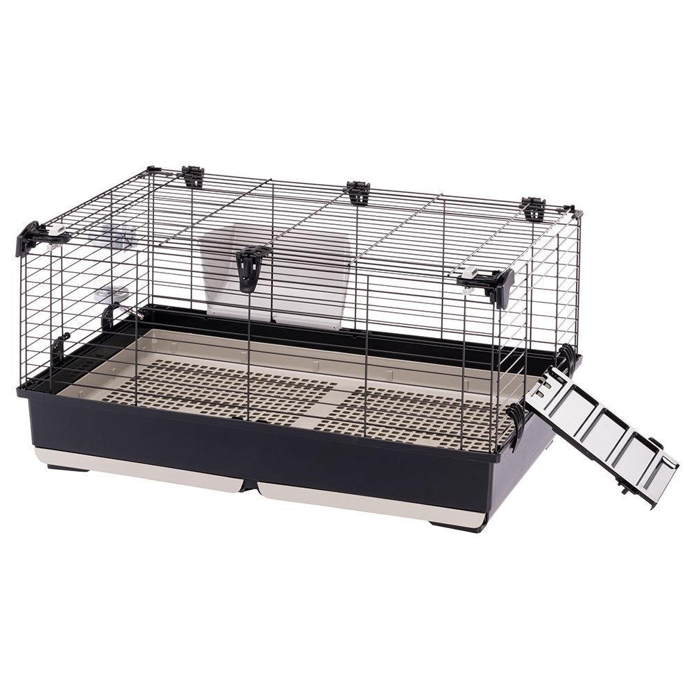 Клетка для кроликов и морских свинок с гигиенической решеткой и аксессуарами TOMMY 82x51xh 44 см (A-037752) - фото 6 Клетка для кроликов и морских свинок с гигиенической решеткой и аксессуарами TOMMY 82x51xh 44 см (A-037752) - фото 6