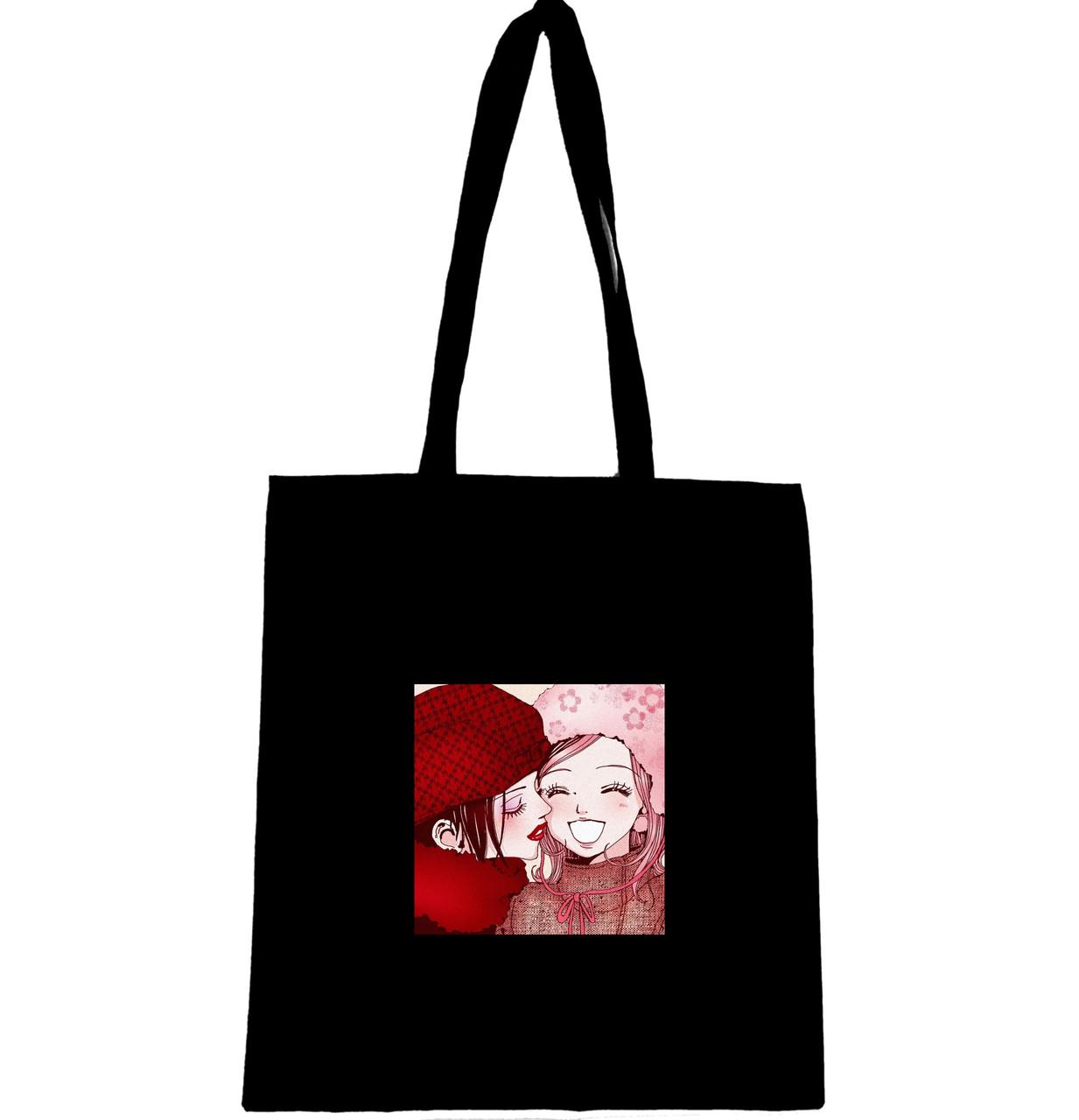 Эко-сумка с принтом Nana and Hachi (800) Эко-сумка с принтом Nana and Hachi (800)