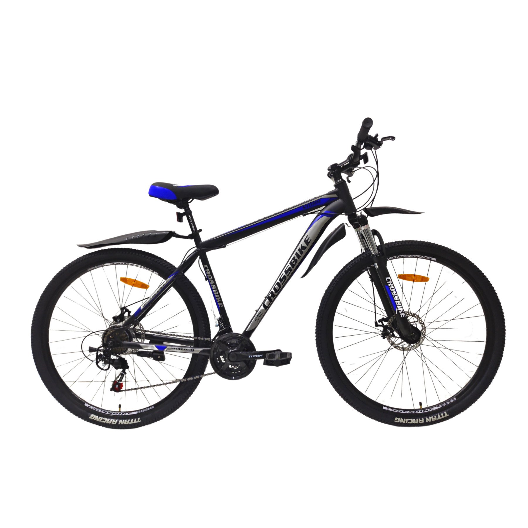 Велосипед Crossbike Storm 2024 27,5" 15" Black/Blue