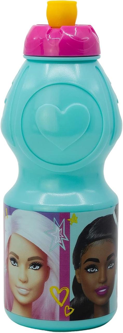 Бутылка для воды Барб Stor Barbie 400 мл Голубой с розовым (28421352)