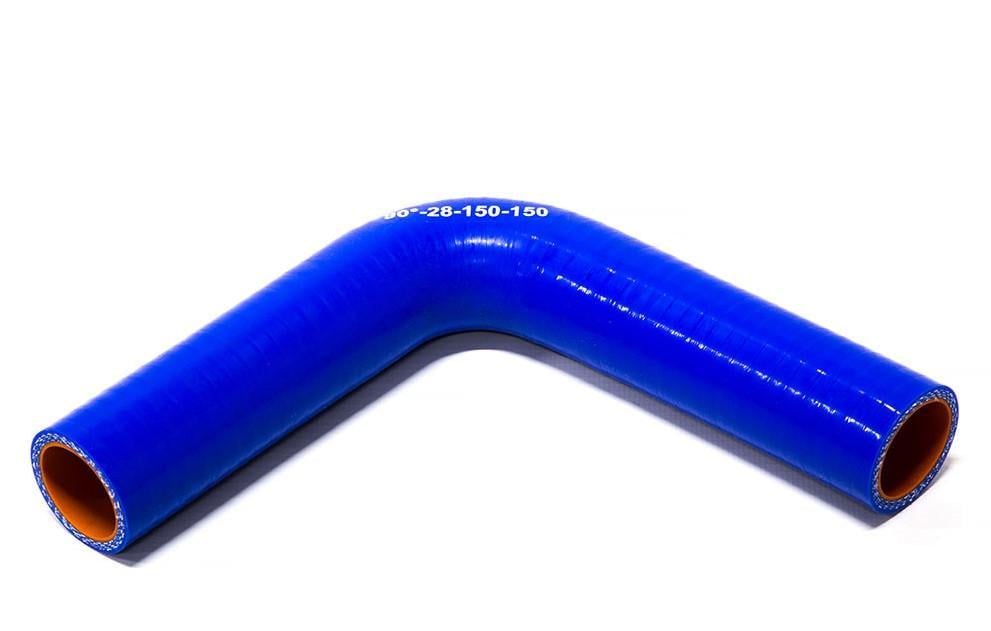 Патрубок 150х150 мм 90° d 28 товщина 4 мм (1410246314)