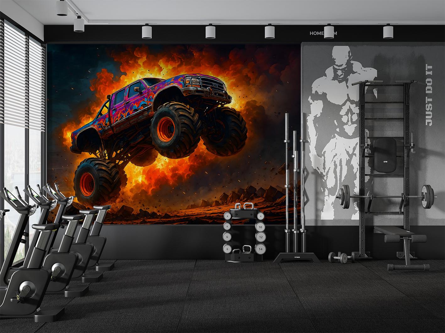 Фотообои флизелиновые Upstream Монстр-трак: пламя опасности 230х345 см (S5CAR-020/6) - фото 4 Фотообои флизелиновые Upstream Монстр-трак: пламя опасности 230х345 см (S5CAR-020/6) - фото 4