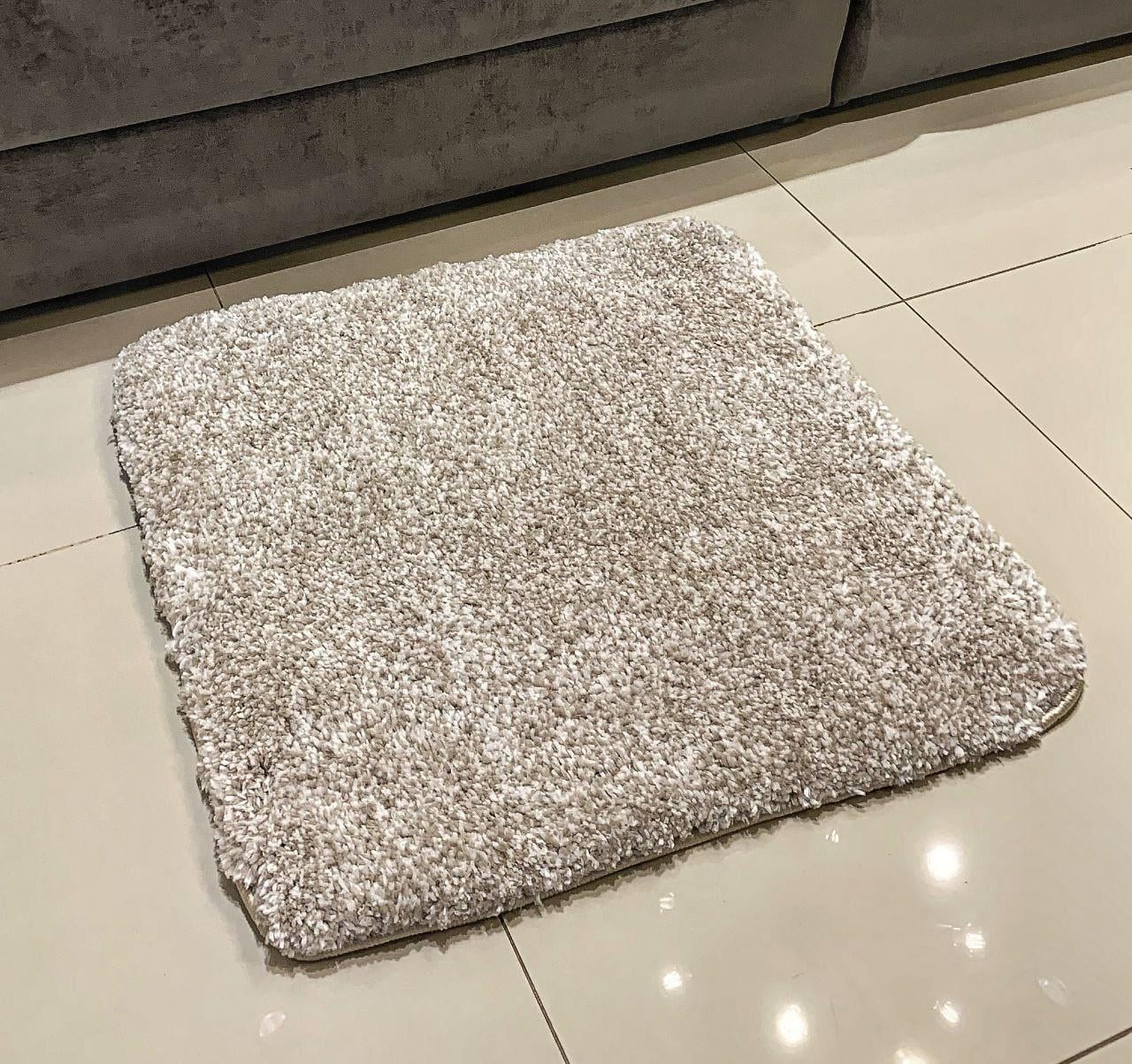 Коврик антибактериальный 50х60 см Меланж/Бежевый (007447)