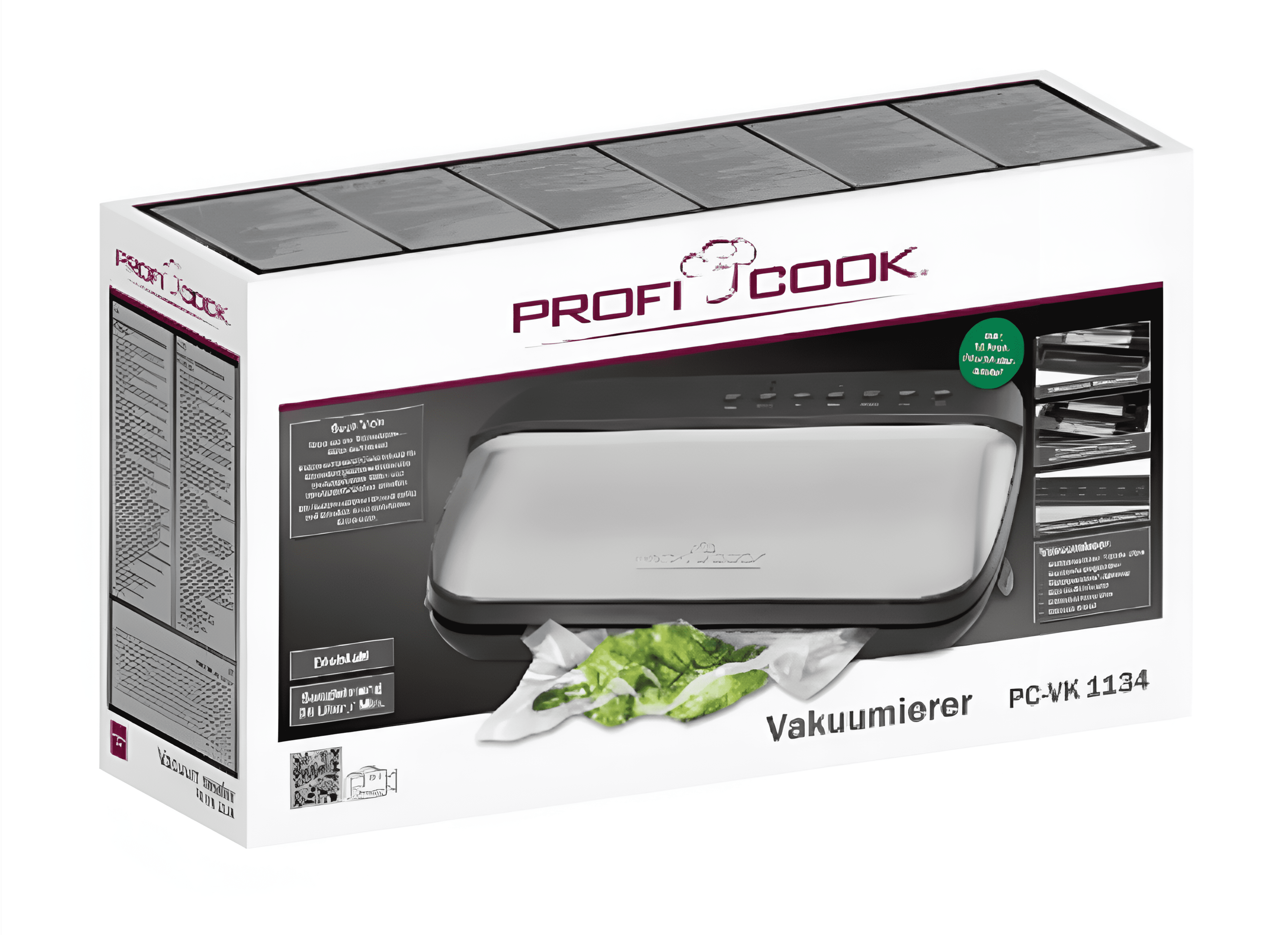 Вакууматор Profi Cook PC-VK 1134 из нержавеющей стали - фото 4