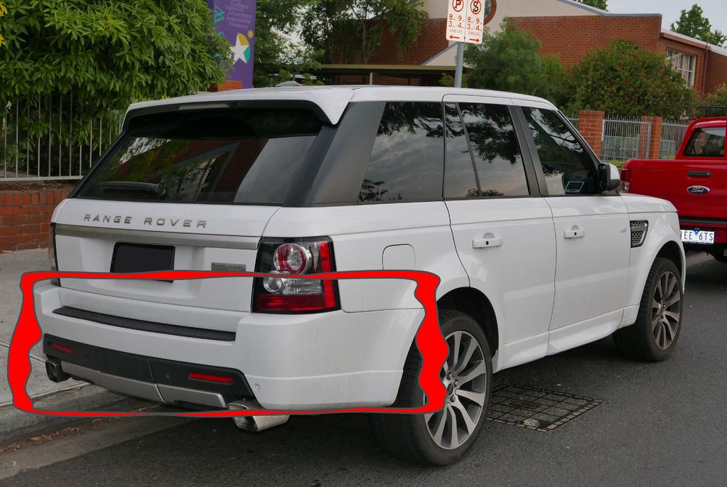 Задний бампер в сборе для Range Rover Sport 2005-2013 Autobiography - фото 4