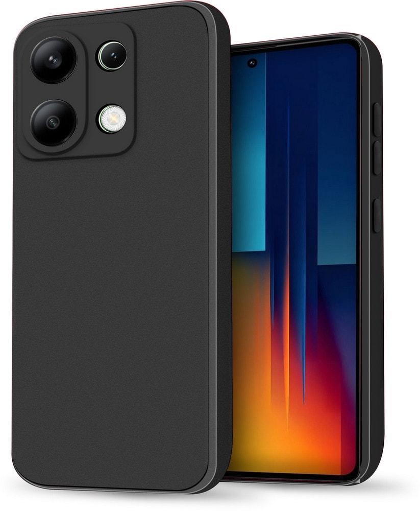 Силиконовый чехол HardCorner Xiaomi Poco M6 Pro (с микрофиброй) Black (35431-2B)