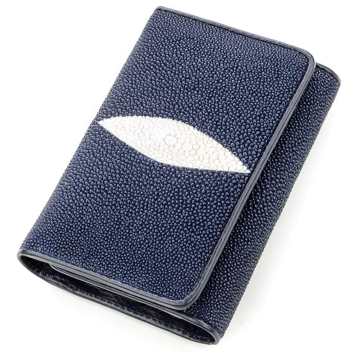 Кошелек женский Stingray leather 18533 кожа Синий