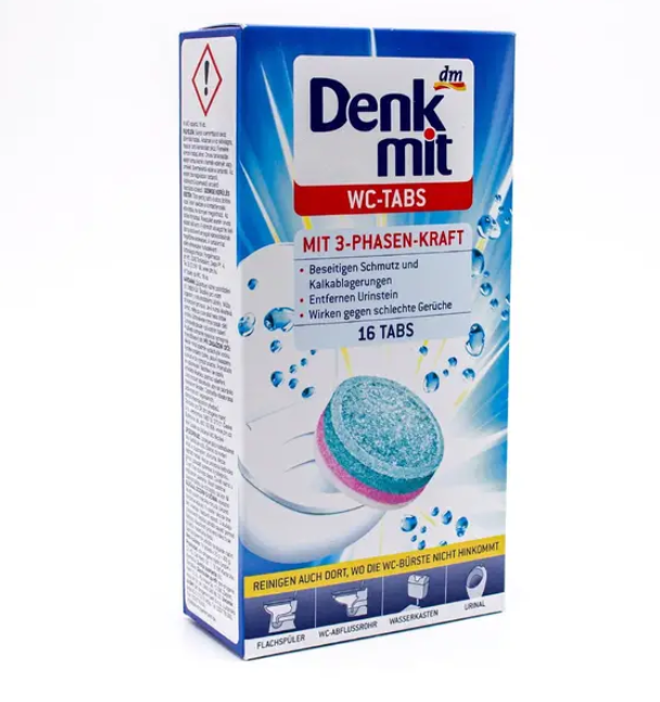 Таблетки для чистки унитаза Denkmit 16 шт.