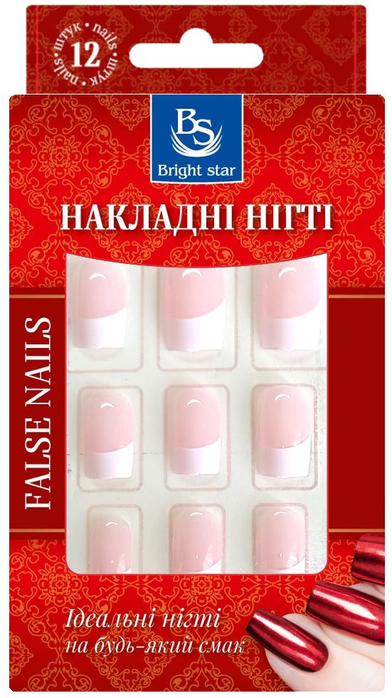 Ногти накладные Bright Star с рисунком 12 шт. (KP8020-17)