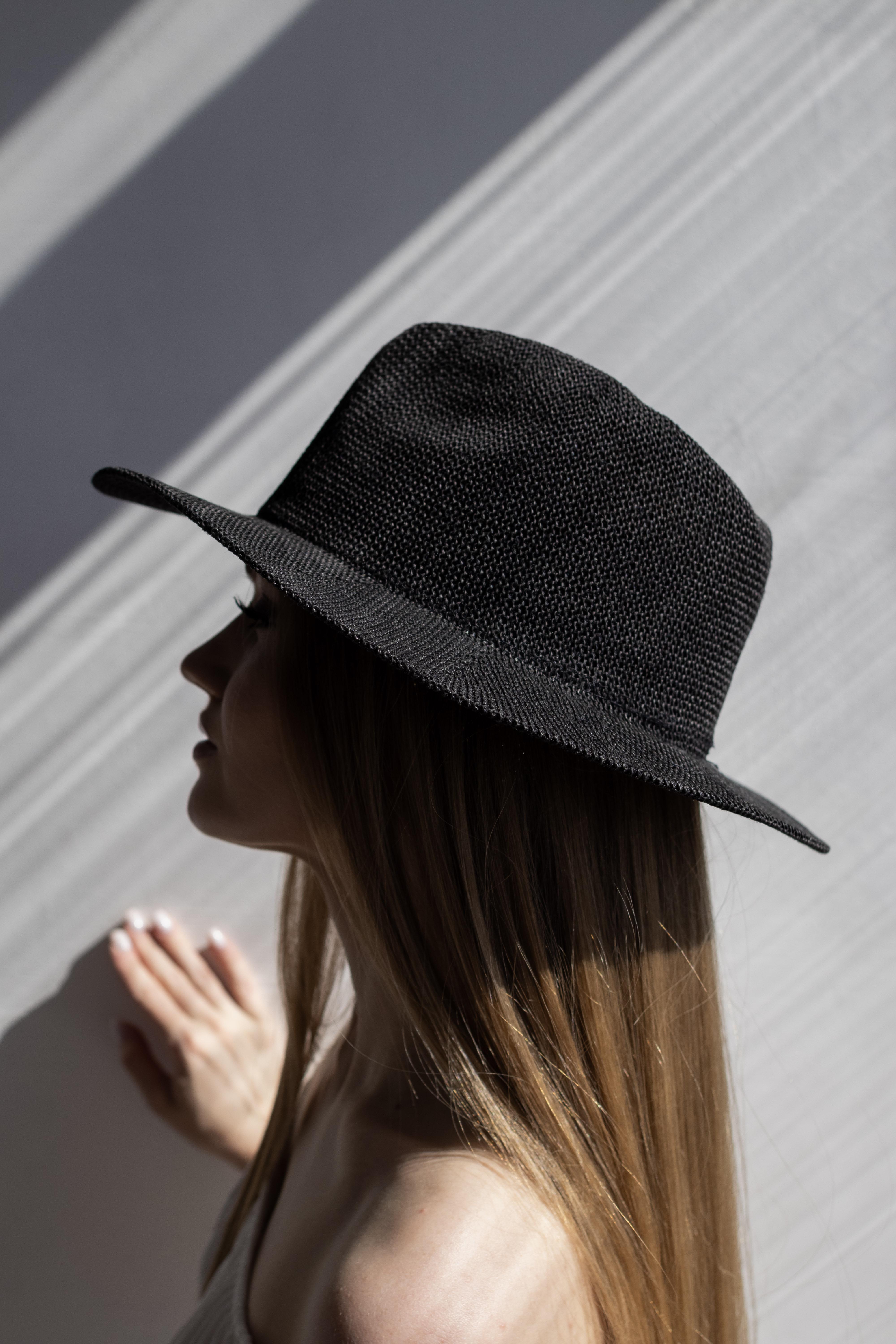 Шляпа-федор женский D.Hats Черный Шляпа-федор женский D.Hats Черный