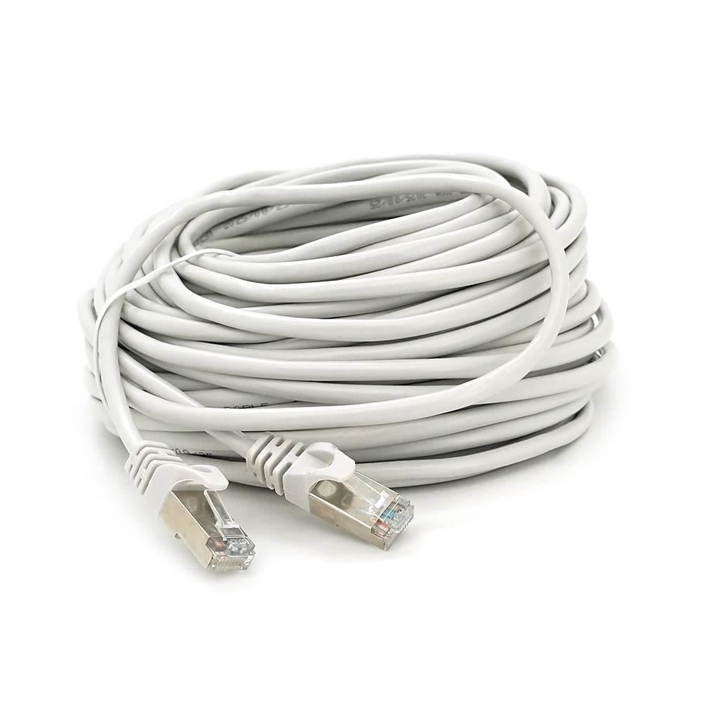 Патч-корд литий Merlion FTP RJ45 Cat,5e 25 м CCA Q200 Сірий