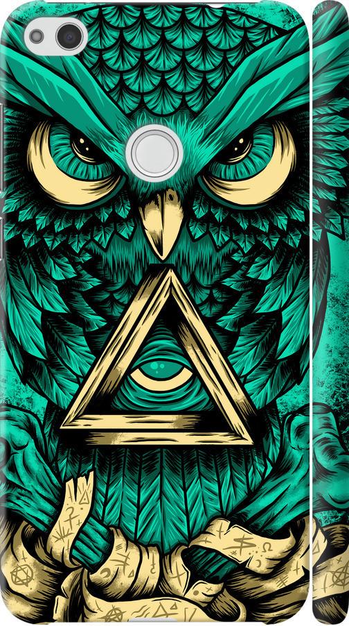 Чехол на Huawei P8 Lite (2017) Сова Арт-тату (3971m-777-42517)