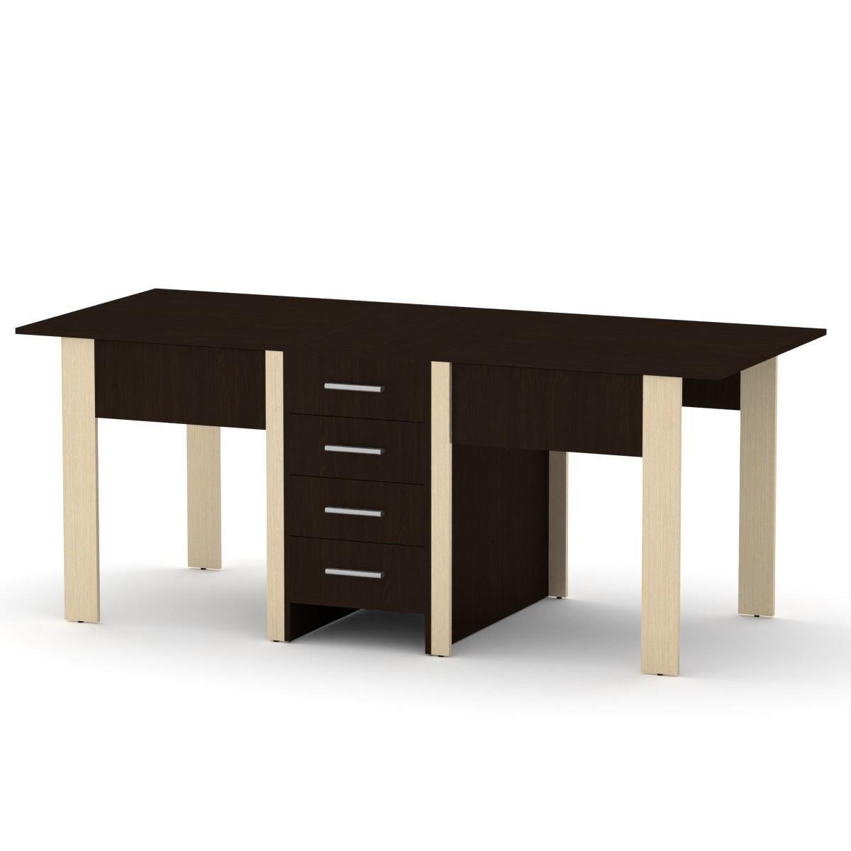 Раскладной стол книжка Компанит-3 Венге/Комби (113826)