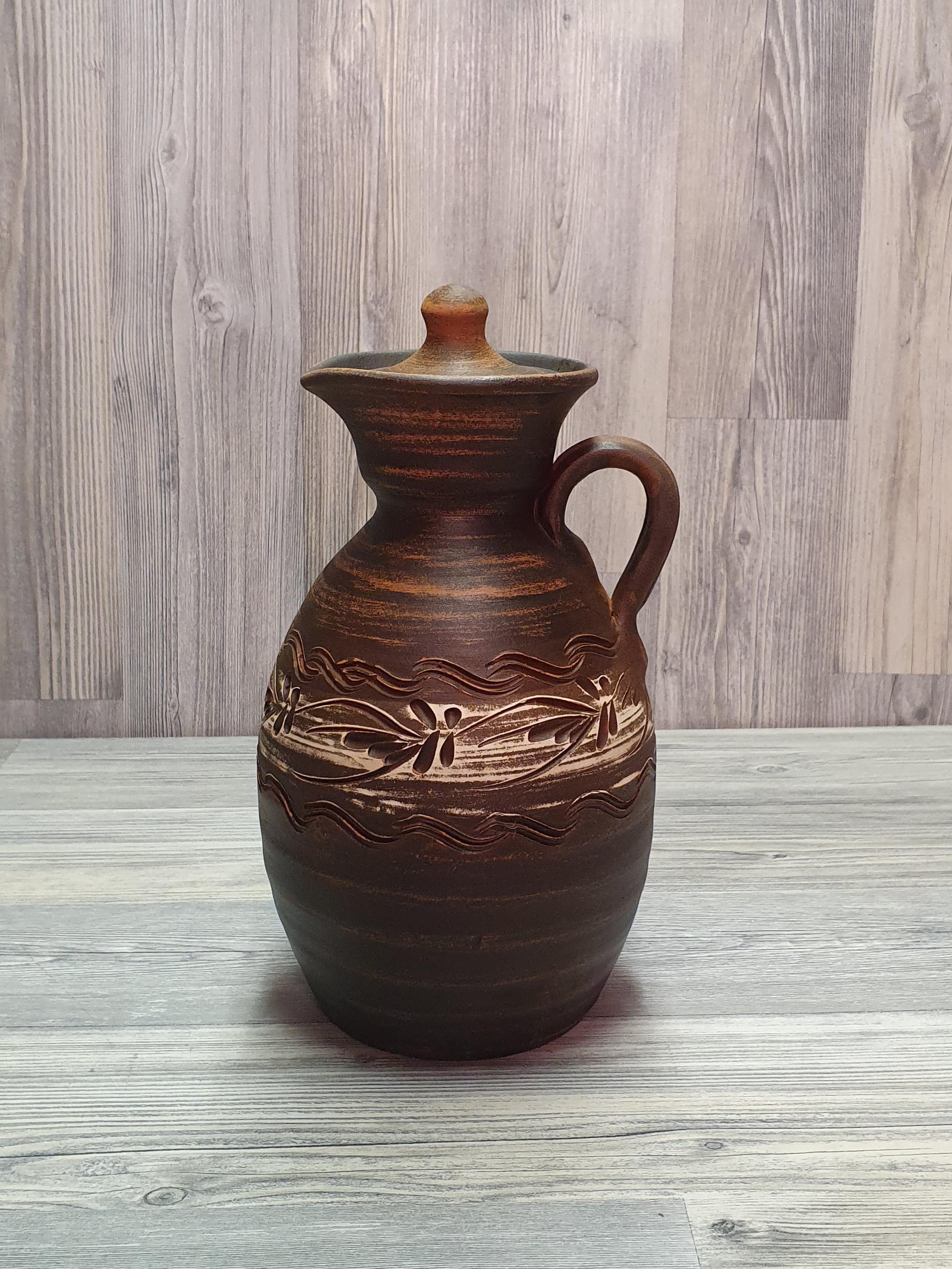 Штоф из красной глины (5146) - фото 2 Штоф из красной глины (5146) - фото 2