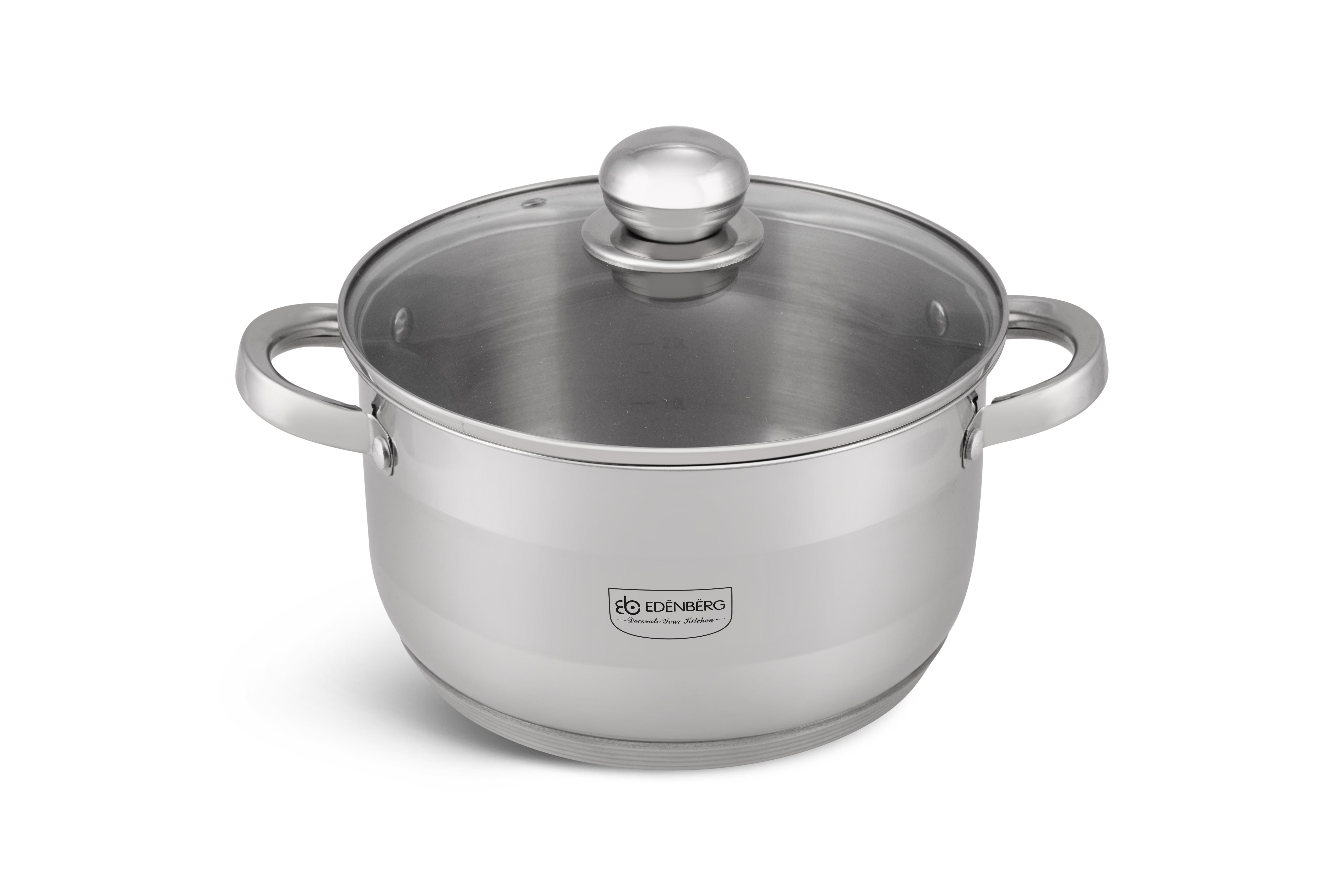 Кастрюля Edenberg с крышкой 7,7 л 26 см (EB-3008)