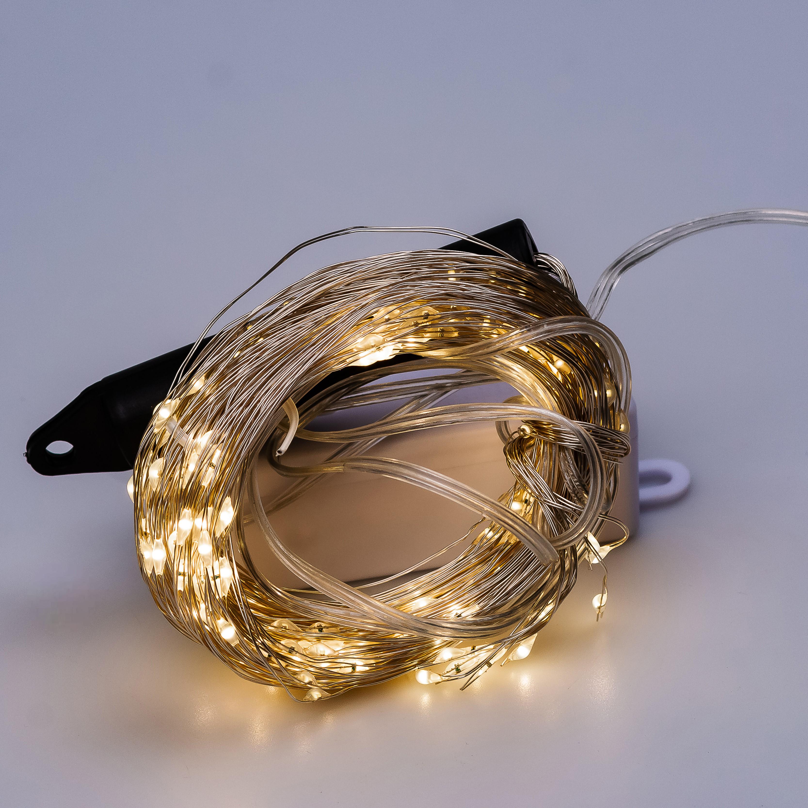 Гирлянда светодиодная Конский хвост 500 LED 20 нитей Warm White (2479517005)