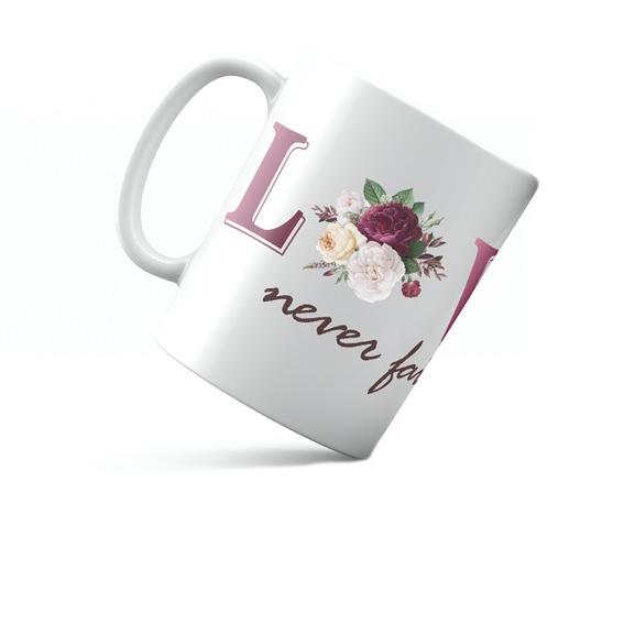 Кружка керамическая Love 350 мл Белый (хрч0008а)