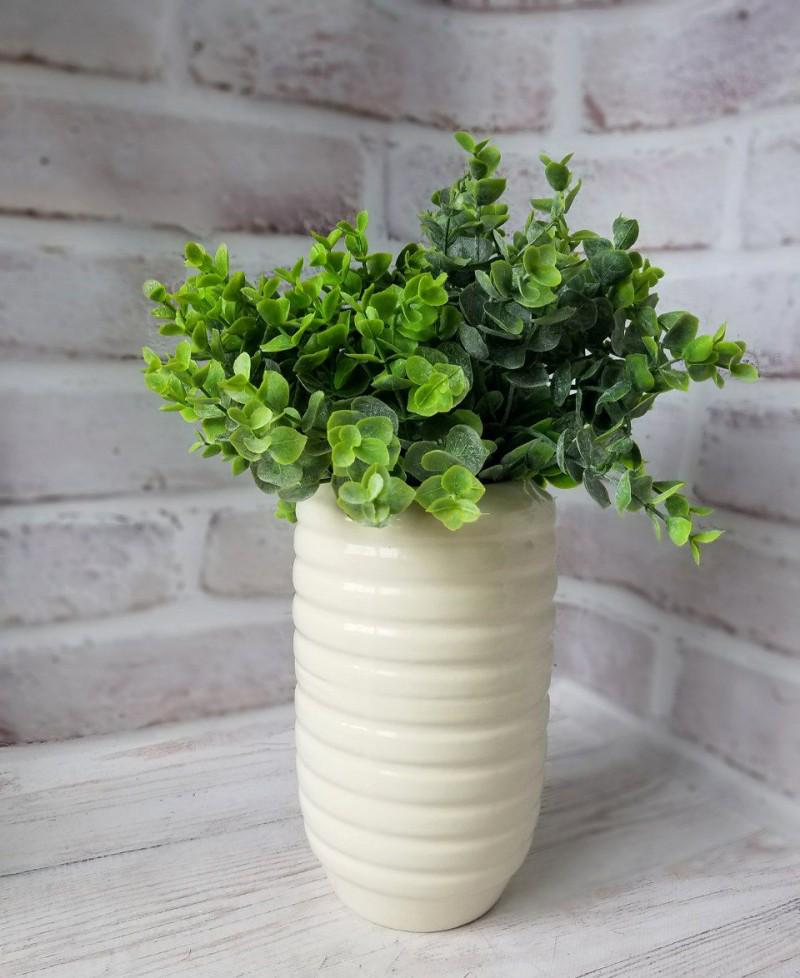 Ваза керамическая Шанти 22 см Бежевый