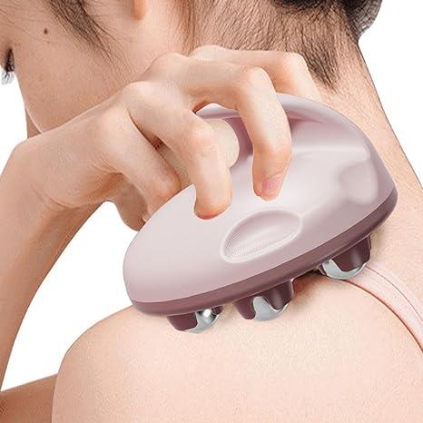 Масажер ручний роликовий зі сталевими кульками Body Shape антицелюлітний для всього тіла Рожевий (207U) - фото 7
